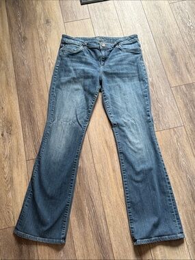 Kut from the Kloth Blue Faded Flare Jeans
